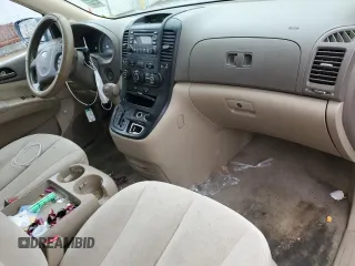 2007 Kia Sedona EX with VIN KNDMB233876188514, listed as a Copart auction lot 47544355 with 236,761 mi miles and Salvage Title. Bid and sale history available at DreamBid. Image 8.