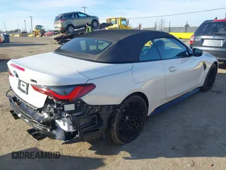 2024 BMW M4 Competition xDrive with VIN WBS33BA06RCP68911, listed as a IAAI auction lot 41166456 with 11,081 mi miles. Bid and sale history available at carsss.com. Image 4.