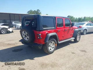 2018 Jeep Wrangler Unlimited Sport S с VIN 1C4HJXDG0JW132321, выставлен на аукционе IAAI как лот 42038361 с пробегом 158 673 миль миль и . История ставок и продаж доступна на DreamBid. Изображение 4.