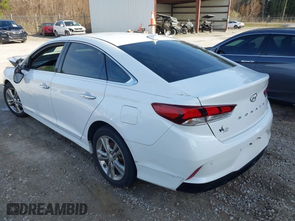 2018 Hyundai Sonata Limited with VIN 5NPE34AFXJH651308, listed as a IAAI auction lot 41539858 with 58,599 mi miles and . Bid and sale history available at DreamBid. Image 3.