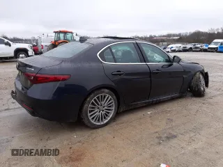 2017 Alfa Romeo Giulia Ti with VIN ZARFAEEN2H7561494, listed as a Copart auction lot 70345142 with 0 mi miles. Bid and sale history available at carsss.com. Image 3.