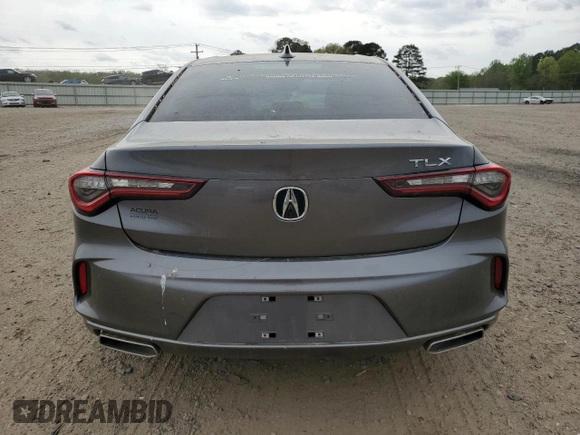2024 Acura TLX Technology with VIN 19UUB5F48RA001487, listed as a Copart auction lot 50913355 with 5,467 mi miles and Salvage Title. Bid and sale history available at DreamBid. Image 6.