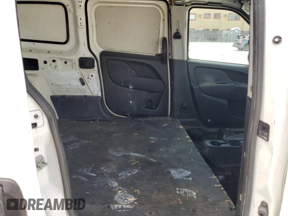2016 Ram ProMaster City Cargo Tradesman SLT with VIN ZFBERFBT3G6B95966, listed as a Copart auction lot 60755725 with Not provided miles and Salvage title. Bid and sale history available at DreamBid. Image 11.