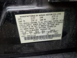 2008 Nissan Altima 2.5 SL with VIN 1N4AL21E38N464888, listed as a Copart auction lot 50988535 with 151,039 mi miles and Salvage Title. Bid and sale history available at carsss.com. Image 12.