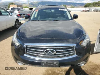 2015 Infiniti QX70 z VIN JN8CS1MW3FM483727, wystawiony jako Copart lot #55783285 z przebiegiem Nie podano mil oraz Czysty tytuł • Clean title. Historia ofert i sprzedaży dostępna na DreamBid. Obrazek 5.