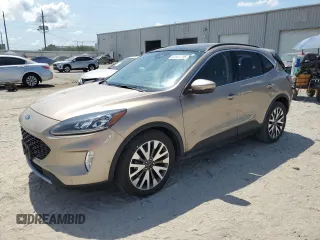 2020 Ford Escape Titanium Hybrid with VIN 1FMCU0DZXLUA07024, listed as a Copart auction lot 61547795 with 36,965 mi miles and Salvage title. Bid and sale history available at DreamBid. Image 1.