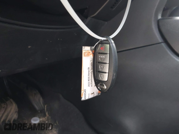 2021 Nissan Versa SV with VIN 3N1CN8EV5ML855547, listed as a IAAI auction lot 41827009 with 97,525 mi miles and . Bid and sale history available at DreamBid. Image 11.