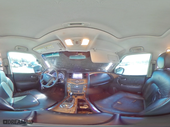2012 Infiniti QX56 7-passenger with VIN JN8AZ2NF7C9516783, listed as a Copart auction lot 45446085 with 123,981 mi miles and Salvage Title. Bid and sale history available at carsss.com. Image 15.