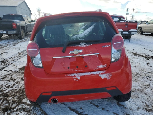 2015 Chevrolet Spark LT with VIN KL8CF6S99FC762768, listed as a Copart auction lot 82169414 with 0 mi miles and Salvage Title. Bid and sale history available at carsss.com. Image 6.