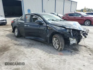 2018 Kia Optima LX with VIN 5XXGT4L37JG244229, listed as a Copart auction lot 53230505 with 0 mi miles and Salvage Title. Bid and sale history available at carsss.com. Image 4.