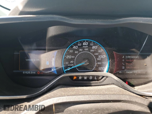 2017 Ford C-Max Energi Titanium with VIN 1FADP5FU9HL107830, listed as a Copart auction lot 71574254 with 61,626 mi miles and Clean Title. Bid and sale history available at carsss.com. Image 9.