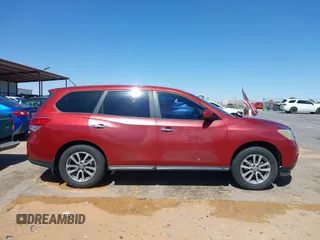 2013 Nissan Pathfinder SV with VIN 5N1AR2MN0DC604756, listed as a IAAI auction lot 41743941 with 87,143 mi miles. Bid and sale history available at carsss.com. Image 13.