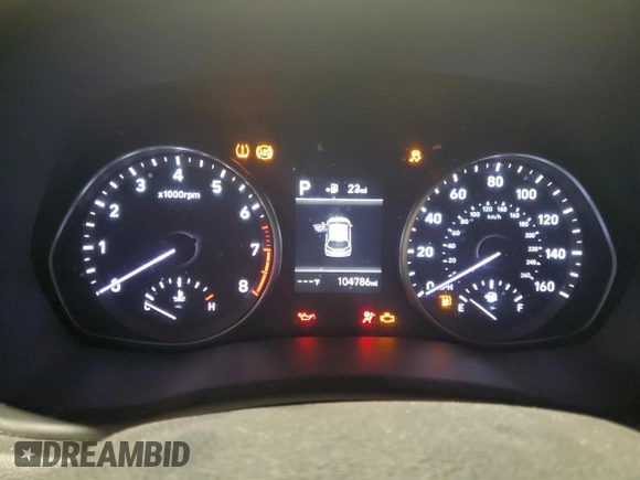 2018 Hyundai Elantra GT with VIN KMHH35LE4JU063820, listed as a Copart auction lot 81360684 with 104,786 mi miles and Salvage Title. Bid and sale history available at carsss.com. Image 9.