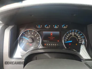 2014 Ford F-150 XL with VIN 1FTFW1CF3EKG41038, listed as a Copart auction lot 48328585 with 104,492 mi miles and Salvage Title. Bid and sale history available at carsss.com. Image 9.