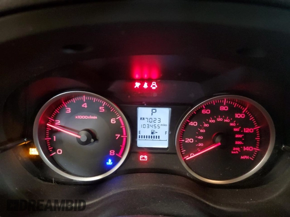 2015 Subaru Forester 2.5i with VIN JF2SJABC6FH838323, listed as a Copart auction lot 60143975 with 103,455 mi miles and Salvage title. Bid and sale history available at DreamBid. Image 9.