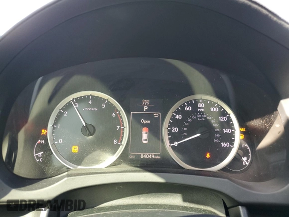 2016 Lexus IS 200t with VIN JTHBA1D26G5036939, listed as a Copart auction lot 58451515 with 84,049 mi miles and Salvage title. Bid and sale history available at DreamBid. Image 9.