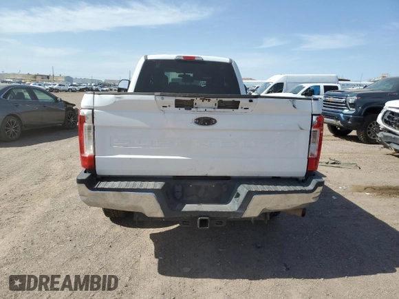 2017 Ford F-250 XLT with VIN 1FT7X2A63HEB53396, listed as a Copart auction lot 60445955 with 221,465 mi miles and Salvage title. Bid and sale history available at DreamBid. Image 6.