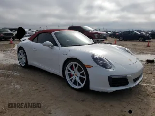 2017 Porsche 911 Carrera with VIN WP0CA2A92HS141493, listed as a Copart auction lot 84995714 with Not Provided miles and Non Repairable. Bid and sale history available at DreamBid. Image 4.