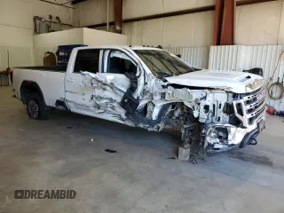 2021 GMC Sierra 1500 with VIN 1GT48ME7XMF253322, listed as a Copart auction lot 73474824 with 130,263 mi miles and Salvage Title. Bid and sale history available at DreamBid. Image 4.