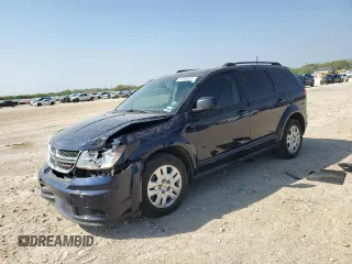 2018 Dodge Journey SE with VIN 3C4PDCABXJT448836, listed as a Copart auction lot 50164395 with 88,364 mi miles and Salvage Title. Bid and sale history available at carsss.com. Image 1.