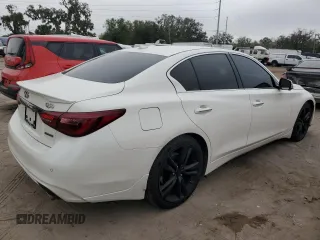 2021 Infiniti Q50 Signature Edition с VIN JN1EV7CP5MM705919, выставлен на аукционе Copart как лот 85434624 с пробегом 47 145 миль миль и Списание • Salvage title. История ставок и продаж доступна на DreamBid. Изображение 3.