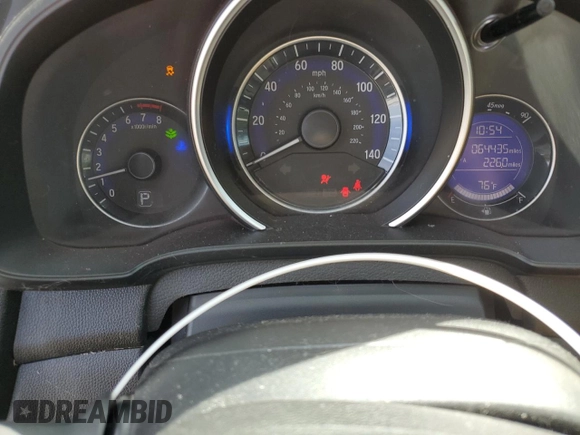 2015 Honda Fit EX-L with VIN 3HGGK5H80FM767970, listed as a Copart auction lot 55866075 with 64,435 mi miles and Salvage Title. Bid and sale history available at DreamBid. Image 9.