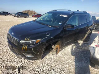 2019 Jeep Cherokee Overland with VIN 1C4PJMJN9KD124177, listed as a Copart auction lot 86493014 with 75,781 mi miles and Salvage title. Bid and sale history available at DreamBid. Image 1.