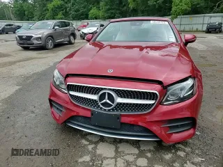 2018 Mercedes-Benz E 400 with VIN WDD1K6FB6JF062324, listed as a Copart auction lot 58595125 with 47,570 mi miles and Salvage title. Bid and sale history available at DreamBid. Image 13.