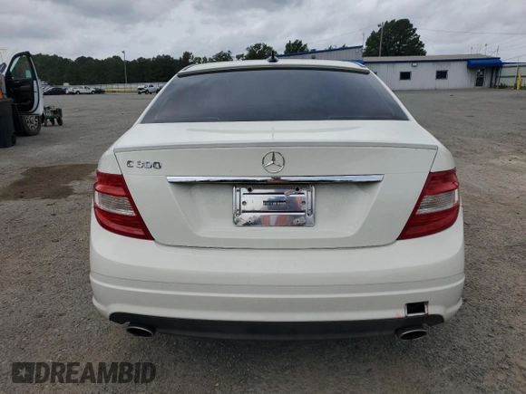 2010 Mercedes-Benz C 300 Sport with VIN WDDGF5EB0AF378943, listed as a Copart auction lot 54572195 with 196,858 mi miles and Salvage title. Bid and sale history available at DreamBid. Image 6.