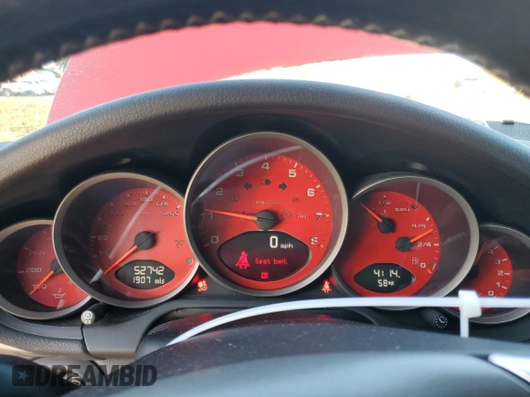 2008 Porsche 911 Carrera S with VIN WP0AB29998S731098, listed as a Copart auction lot 80734494 with 52,742 mi miles and Salvage Title. Bid and sale history available at DreamBid. Image 9.