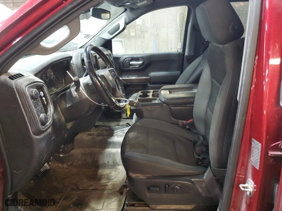 2019 Chevrolet Silverado 1500 LT with VIN 1GCRYDED9KZ217984, listed as a Copart auction lot 42634905 with 96,471 mi miles and Salvage Title. Bid and sale history available at carsss.com. Image 7.