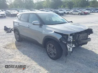 2023 Kia Seltos LX with VIN KNDEPCAA3P7393083, listed as a IAAI auction lot 42351210 with 52,772 mi miles and . Bid and sale history available at DreamBid. Image 1.