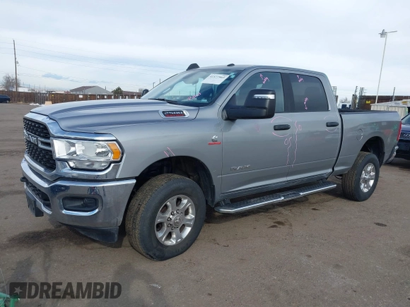 2023 Ram 2500 Big Horn with VIN 3C6UR5DL5PG632773, listed as a IAAI auction lot 41577965 with 44,597 mi miles. Bid and sale history available at carsss.com. Image 14.