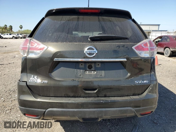 2016 Nissan Rogue SV z VIN JN8AT2MV0GW143412, wystawiony jako Copart lot #48769975 z przebiegiem 105 508 mil mil oraz Szkoda całkowita • Salvage title. Historia ofert i sprzedaży dostępna na DreamBid. Obrazek 6.
