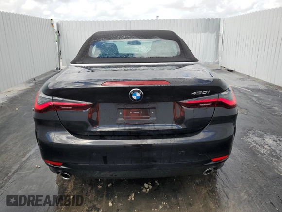 2025 BMW 4 Series 430i z VIN WBA33DB02SCT88386, wystawiony jako Copart lot #51690135 z przebiegiem 7 071 mil mil oraz Czysty tytuł • Clean title. Historia ofert i sprzedaży dostępna na DreamBid. Obrazek 6.