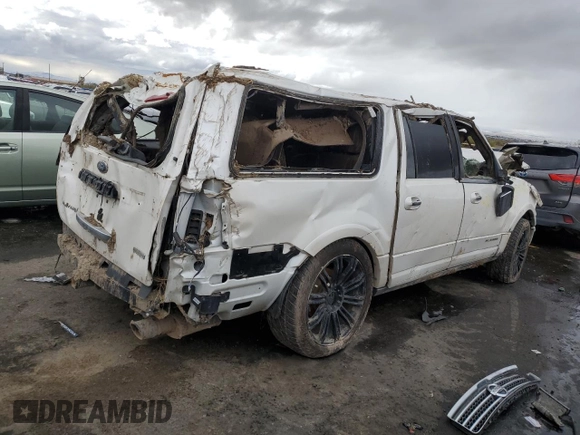 2017 Ford Expedition Max Platinum with VIN 1FMJK1LT7HEA37163, listed as a Copart auction lot 78303554 with Not provided miles and Salvage title. Bid and sale history available at DreamBid. Image 3.