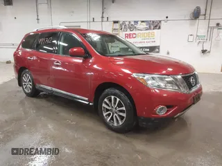 2014 Nissan Pathfinder SL z VIN 5N1AR2MM5EC666887, wystawiony jako IAAI lot #41919742 z przebiegiem 161 609 mil mil oraz . Historia ofert i sprzedaży dostępna na DreamBid. Obrazek 1.