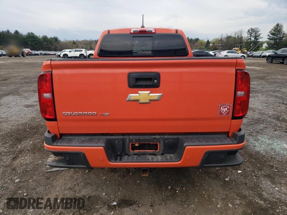 2019 Chevrolet Colorado 4WD Z71 with VIN 1GCGTDEN2K1129582, listed as a Copart auction lot 52651345 with 83,671 mi miles and Salvage Title. Bid and sale history available at carsss.com. Image 6.