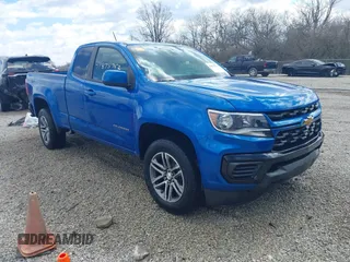 2021 Chevrolet Colorado 2WD Work Truck with VIN 1GCHSBEA6M1290819, listed as a IAAI auction lot 41875752 with 47,177 mi miles. Bid and sale history available at carsss.com. Image 1.