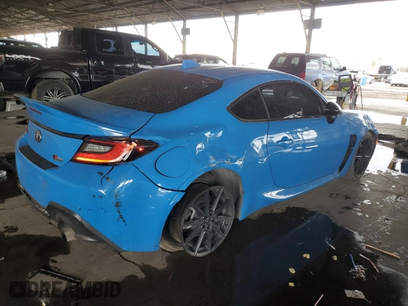 2022 Toyota 86 Premium with VIN JF1ZNBF11N8755922, listed as a Copart auction lot 45524505 with 35,968 mi miles and Salvage Title. Bid and sale history available at DreamBid. Image 3.