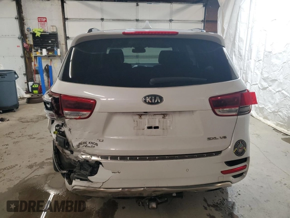 2016 Kia Sorento SXL with VIN 5XYPKDA56GG174363, listed as a Copart auction lot 45635765 with 125,023 mi miles and Salvage title. Bid and sale history available at DreamBid. Image 6.