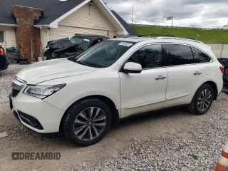 2016 Acura MDX Technology z VIN 5FRYD4H41GB034738, wystawiony jako Copart lot #58234935 z przebiegiem 157 721 mil mil oraz Szkoda całkowita • Salvage title. Historia ofert i sprzedaży dostępna na DreamBid. Obrazek 1.
