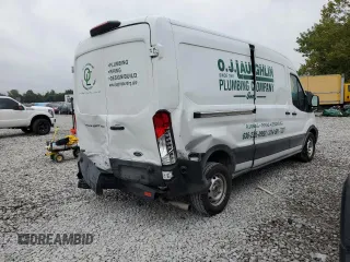 2023 Ford Transit Cargo with VIN 1FTBR1C88PKB21007, listed as a Copart auction lot 70991064 with 16,219 mi miles and Salvage Title. Bid and sale history available at DreamBid. Image 3.