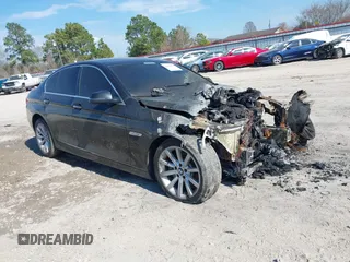 2014 BMW 5 Series 535i with VIN WBA5B1C50ED484262, listed as a IAAI auction lot 41463976 with Not Provided miles. Bid and sale history available at carsss.com. Image 1.