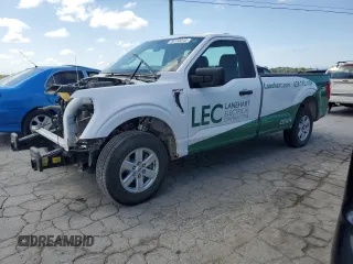 2021 Ford F-150 XL with VIN 1FTMF1CB7MKD44342, listed as a Copart auction lot 56133245 with 107,026 mi miles and Salvage title. Bid and sale history available at DreamBid. Image 1.