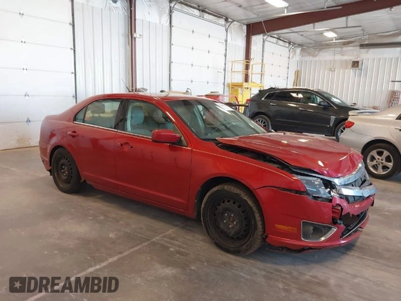 2012 Ford Fusion SEL with VIN 3FAHP0JAXCR338537, listed as a IAAI auction lot 41840670 with 106,690 mi miles. Bid and sale history available at carsss.com. Image 1.