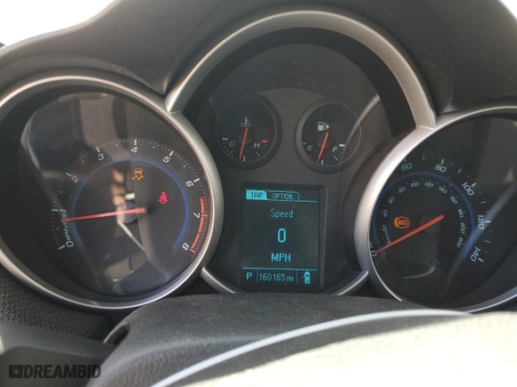 2014 Chevrolet Cruze 1LT with VIN 1G1PC5SB5E7102063, listed as a Copart auction lot 53755305 with 160,165 mi miles and Clean Title. Bid and sale history available at carsss.com. Image 9.