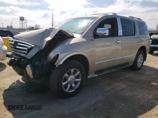 2004 Infiniti QX56 with VIN 5N3AA08C94N812120, listed as a Copart auction lot 47430944 with 193,433 mi miles and Salvage Title. Bid and sale history available at carsss.com. Image 1.