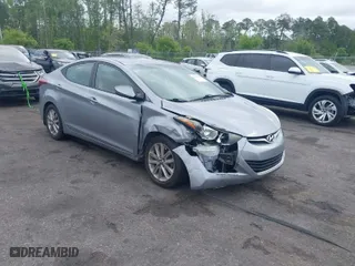 2015 Hyundai Elantra SE with VIN 5NPDH4AE9FH633720, listed as a IAAI auction lot 41983796 with 141,810 mi miles. Bid and sale history available at carsss.com. Image 1.