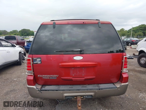 2004 Ford Expedition Eddie Bauer with VIN 1FMRU17W54LA08302, listed as a IAAI auction lot 42623074 with 188,780 mi miles and . Bid and sale history available at DreamBid. Image 16.
